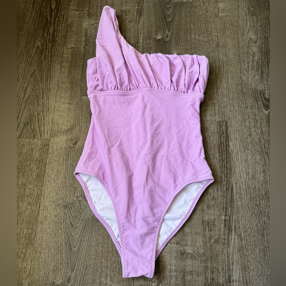 RED CARTER**One-Shoulder One-Piece Swimsuit**Small $228 EUC